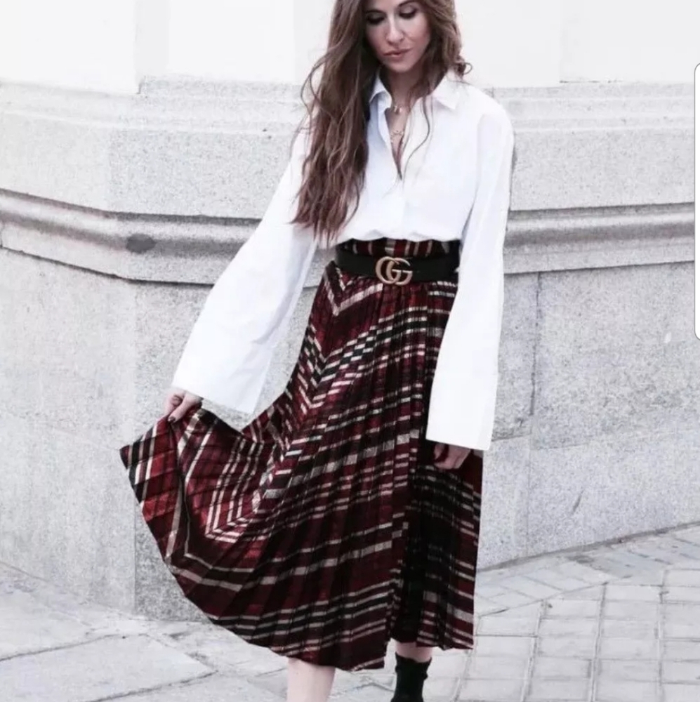 Zara skirt pleated